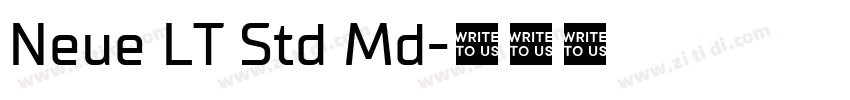 Neue LT Std Md字体转换